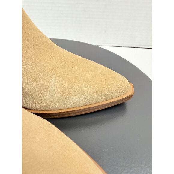 Steve Madden Calabria Womens Size 6M Tan Brown Leather Ankle Boots Booties - Picture 7 of 13